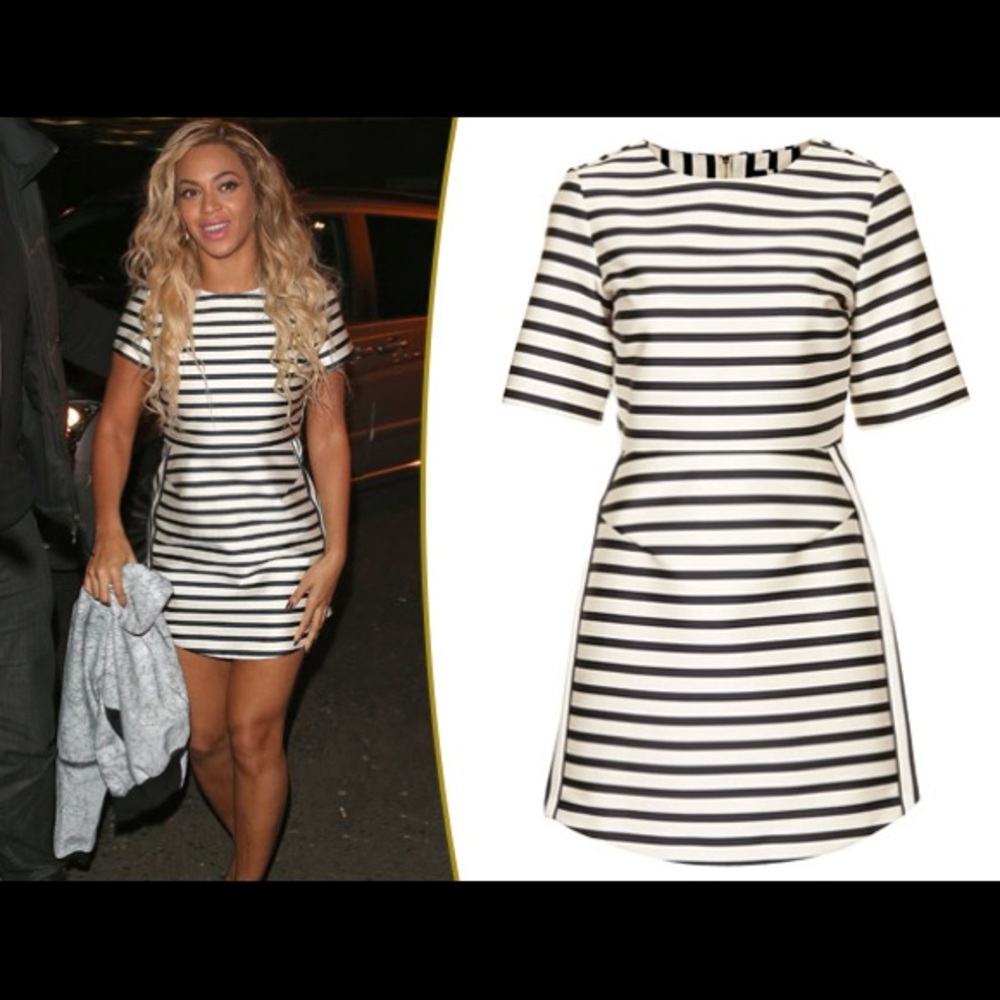 Topshop striped dress